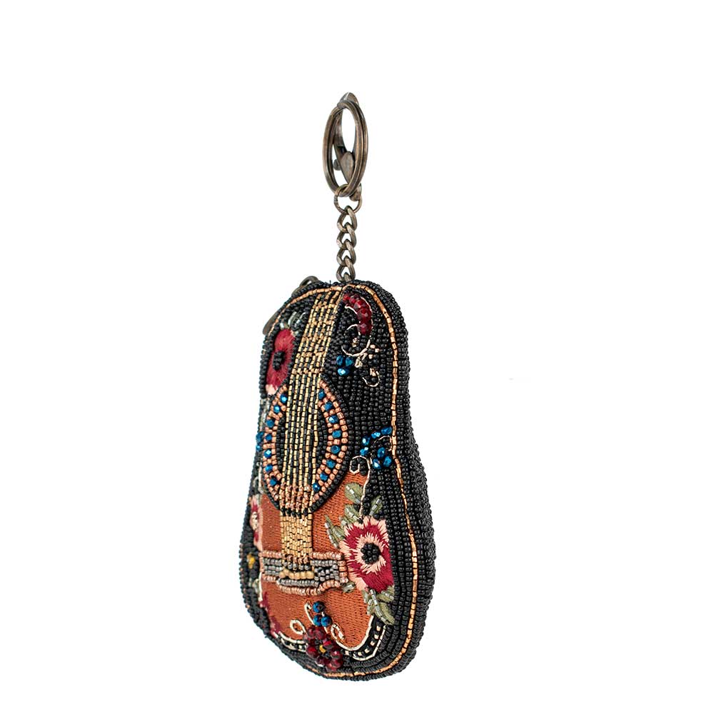 Classical Vibe Beaded Guitar Coin Purse