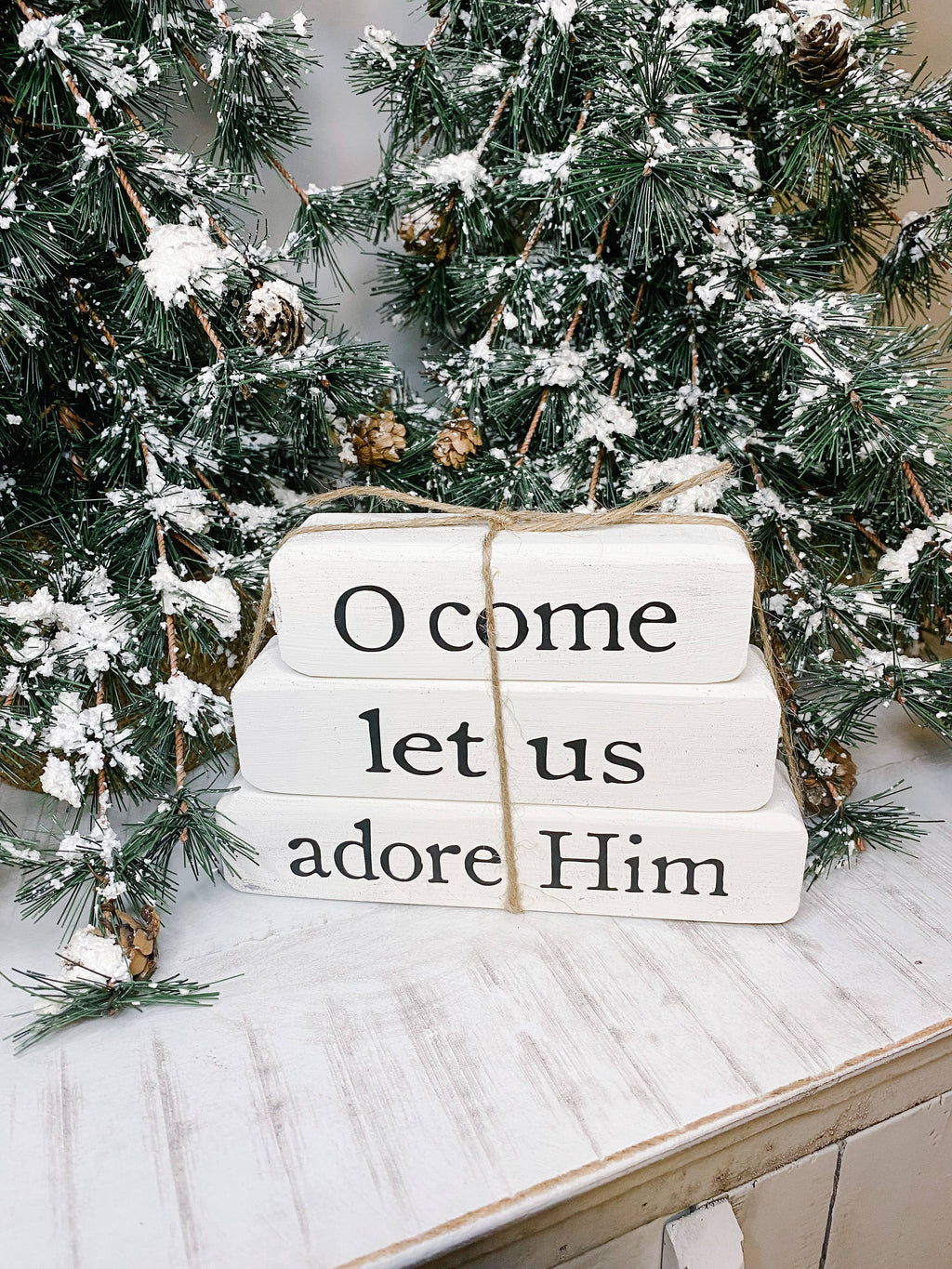 Christmas Stack Block Set of 3