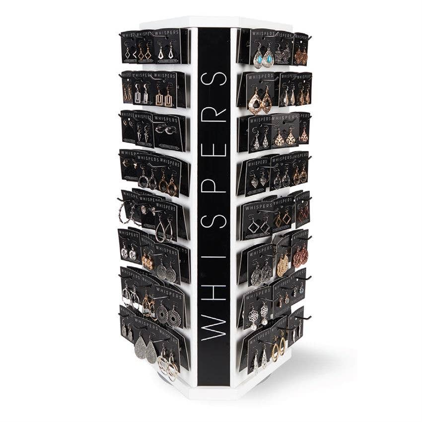 Shimmering Bead Dangle Earrings - Blue: Blue