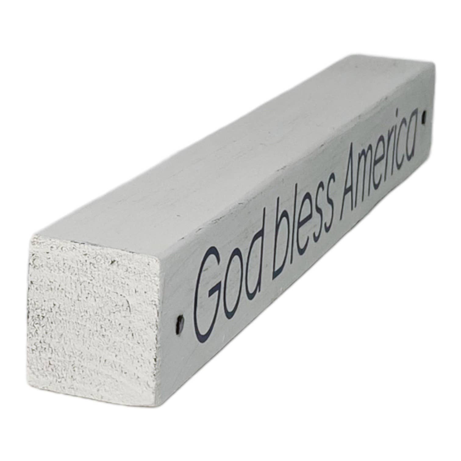 God Bless America Wood Stick Sign