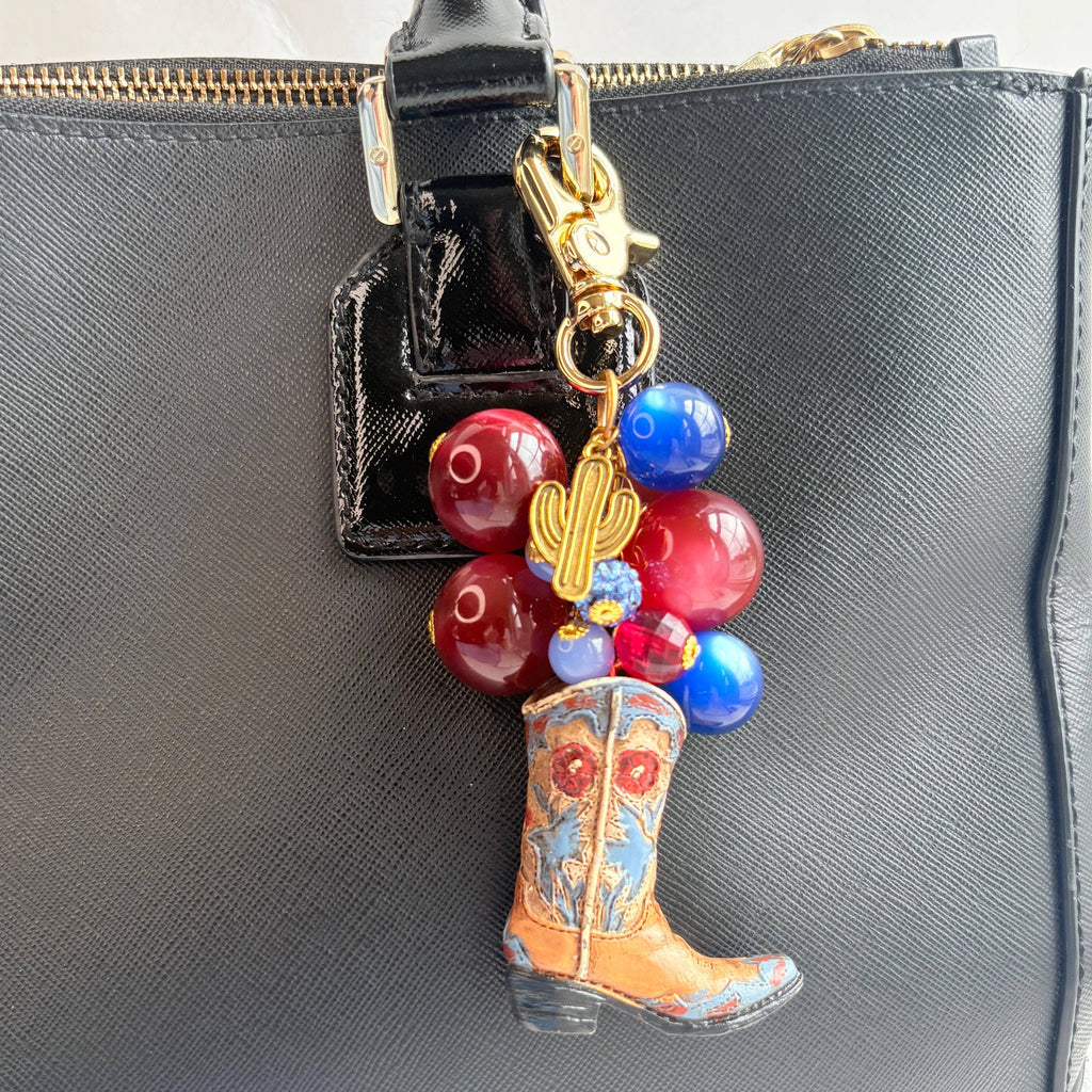 Cowboy Boot Bag Charm