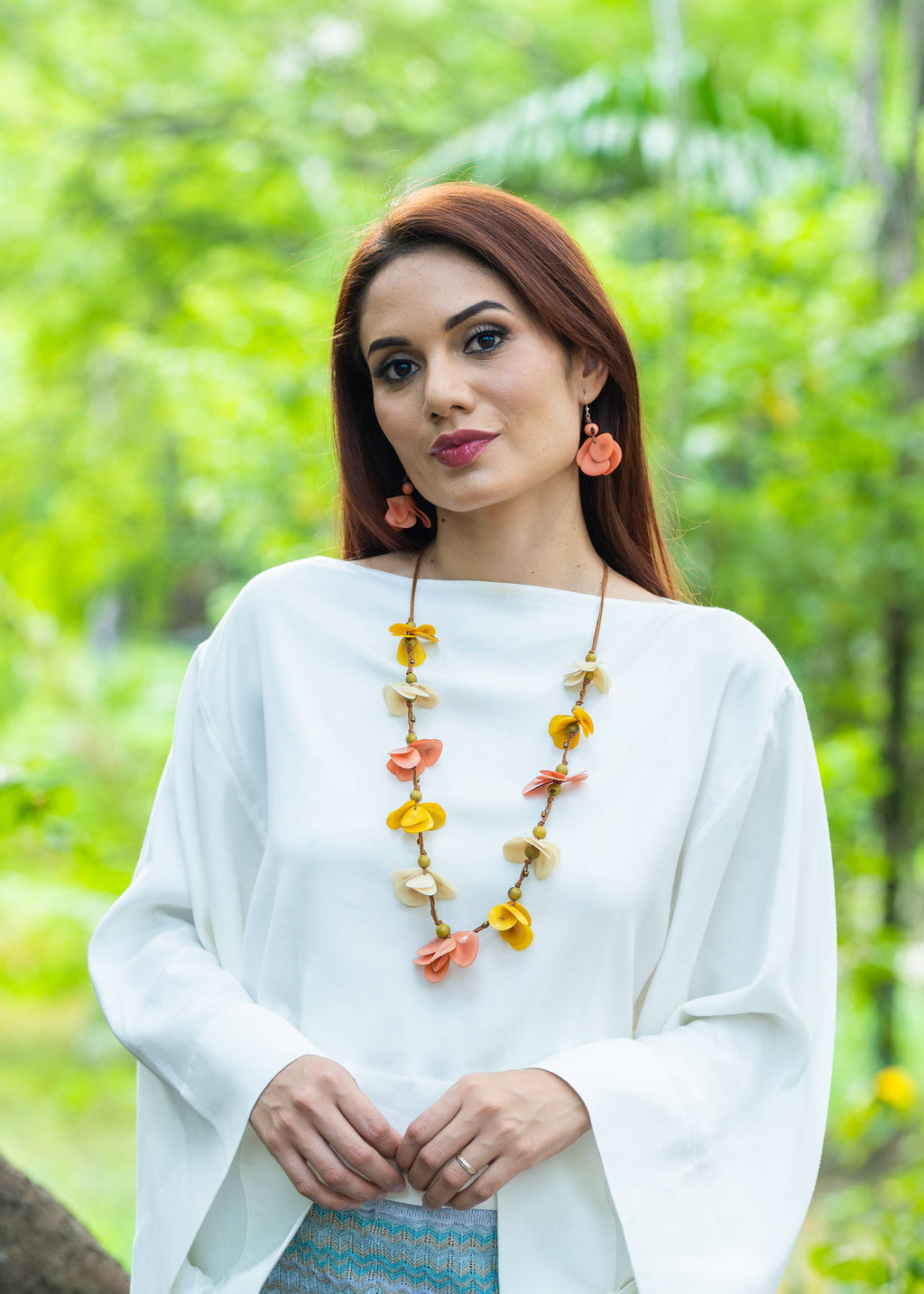 Alexandra Necklace: Biscayne Bay Combo