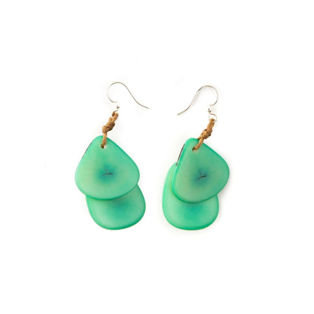 Fiesta Earrings: Olive