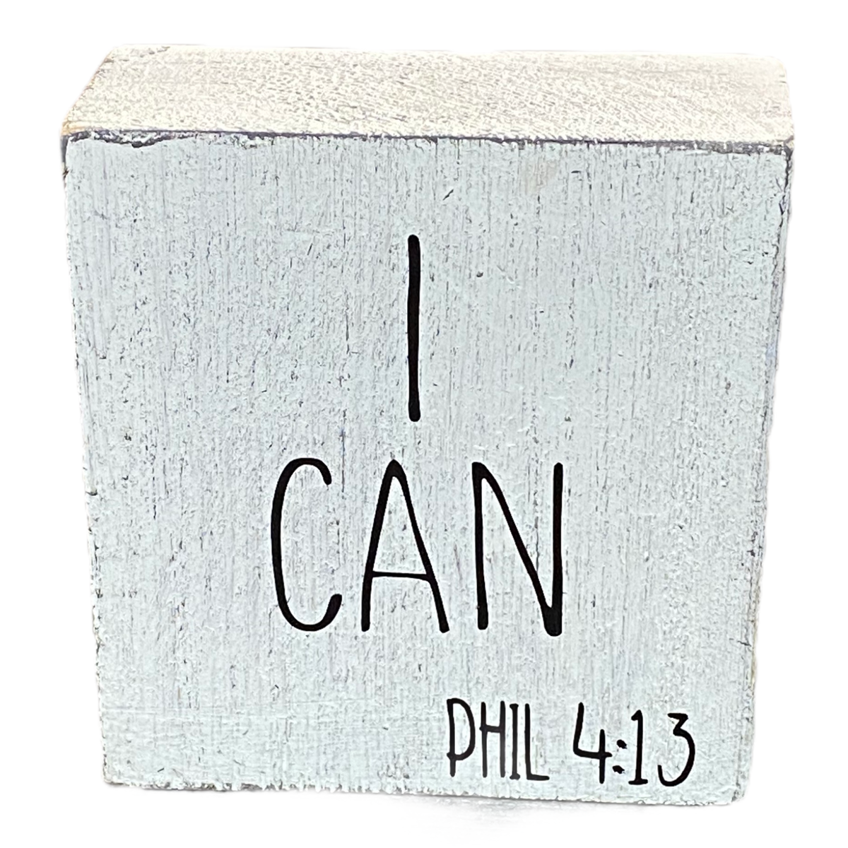 I Can Scripture Square: 3.5”L x 1.5”W x 3.5”H
