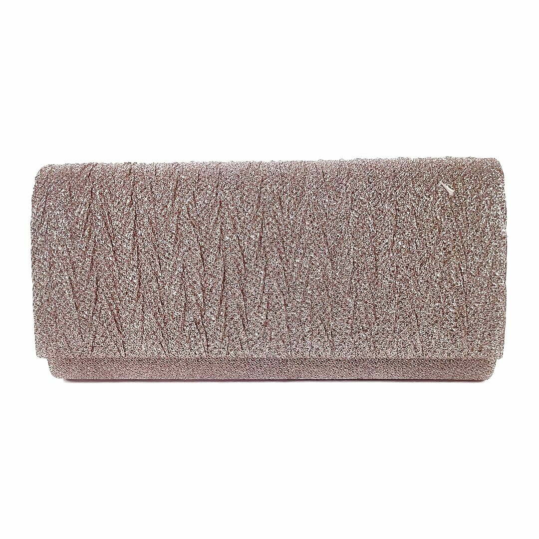 Bling Clutch Evening Bag: Silver