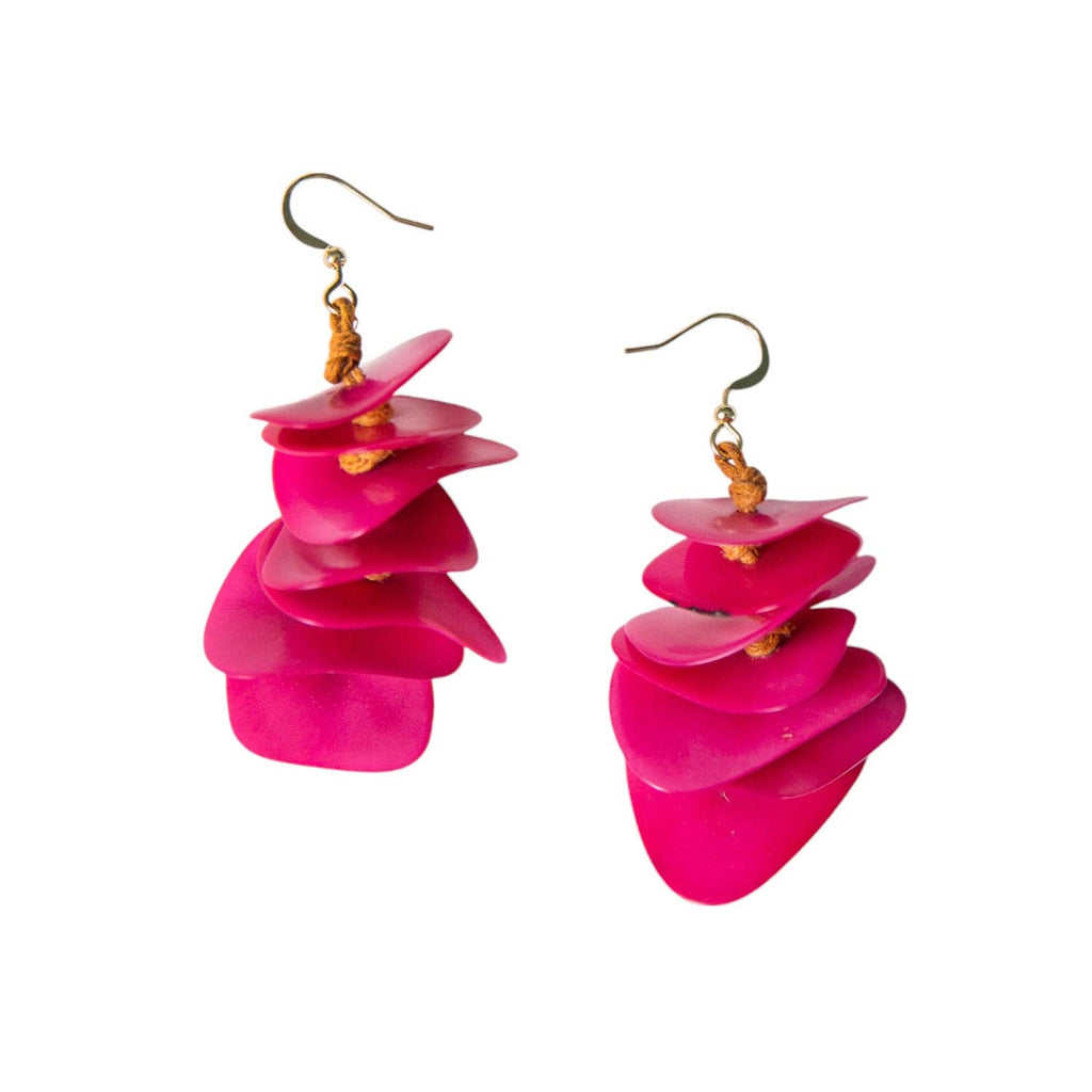 Edna Earrings: Purple Combo