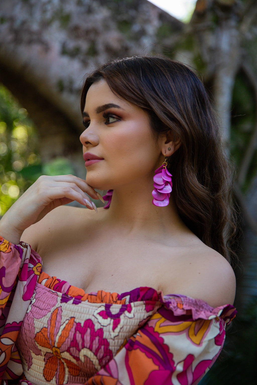 Bailey Earrings: Mocha Combo