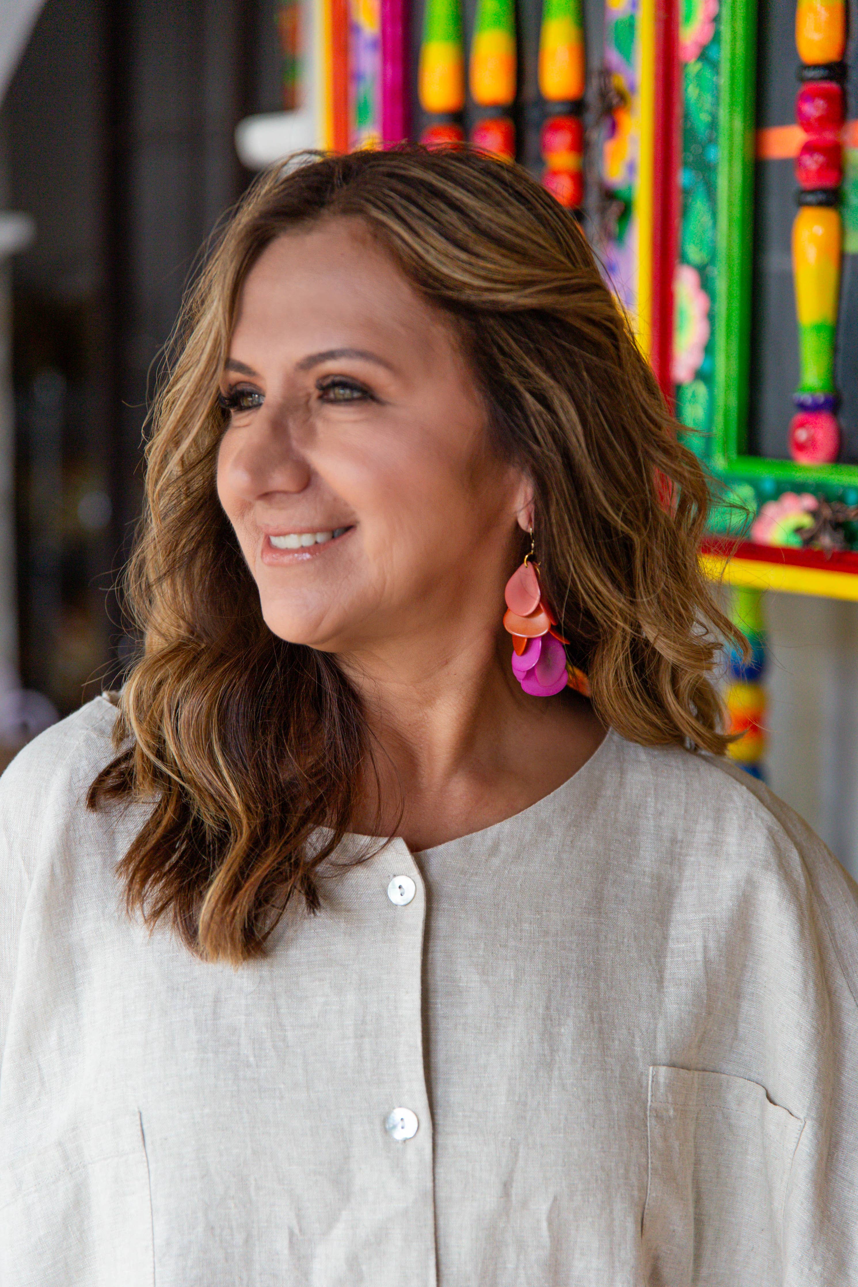 Bailey Earrings: Mocha Combo