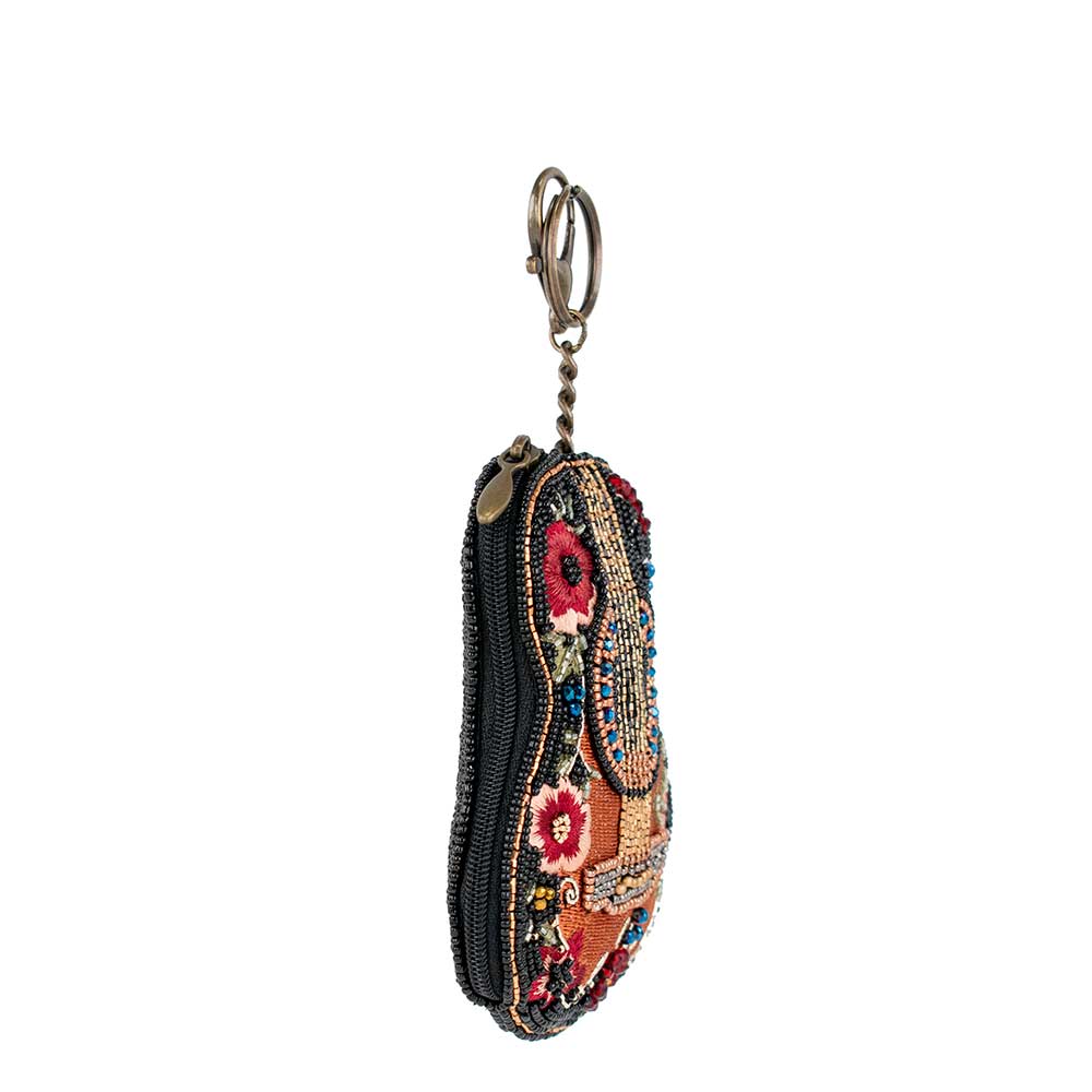 Classical Vibe Beaded Guitar Coin Purse