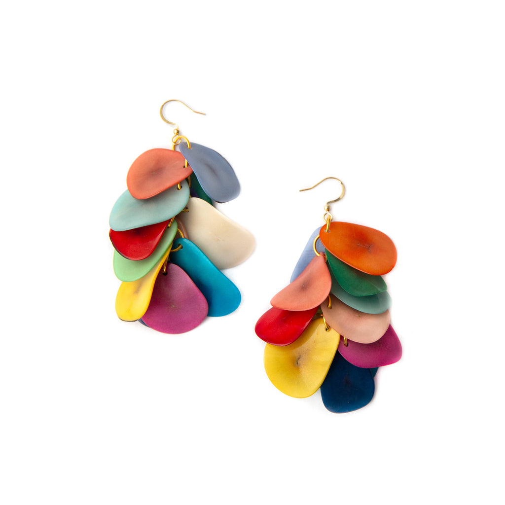 Bailey Earrings: Mocha Combo