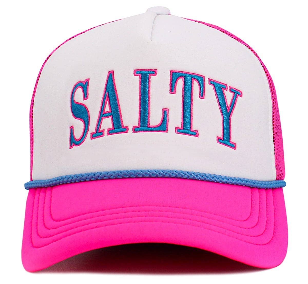 KBV1622 Salty Foam Trucker Mesh Cap: Turquoise