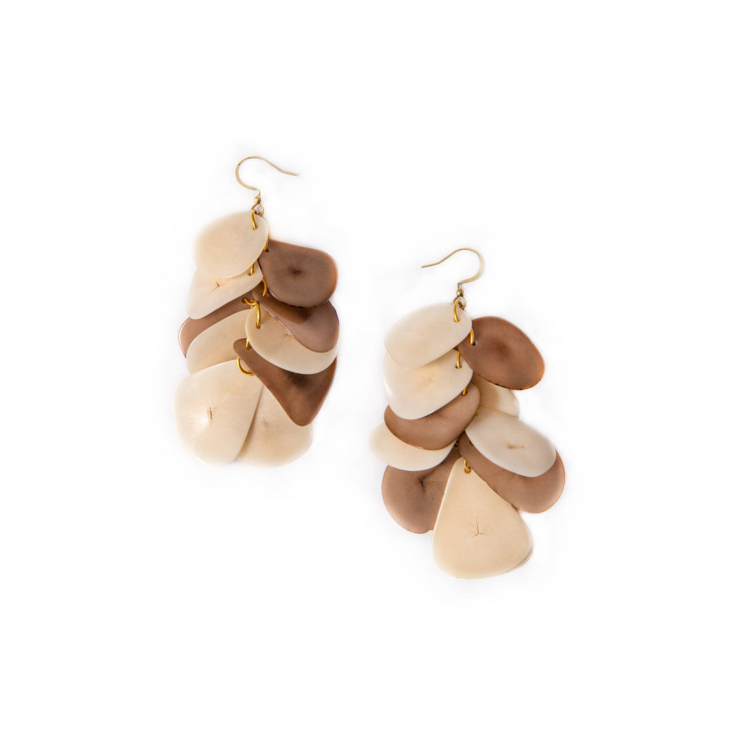 Bailey Earrings: Mocha Combo