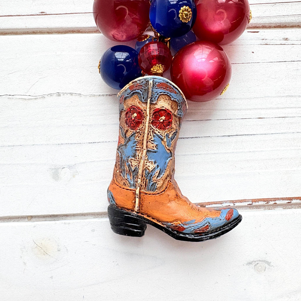 Cowboy Boot Bag Charm