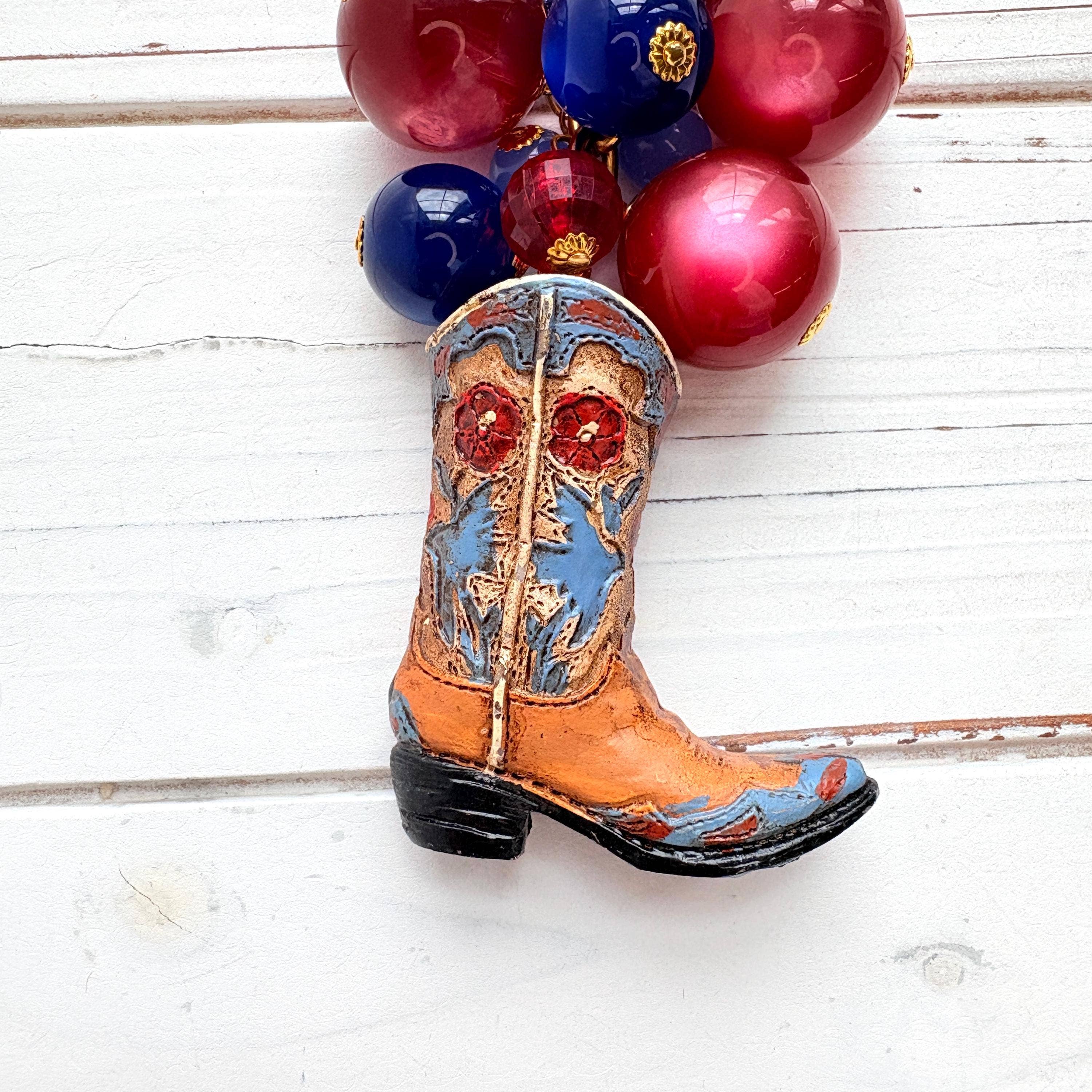 Cowboy Boot Bag Charm