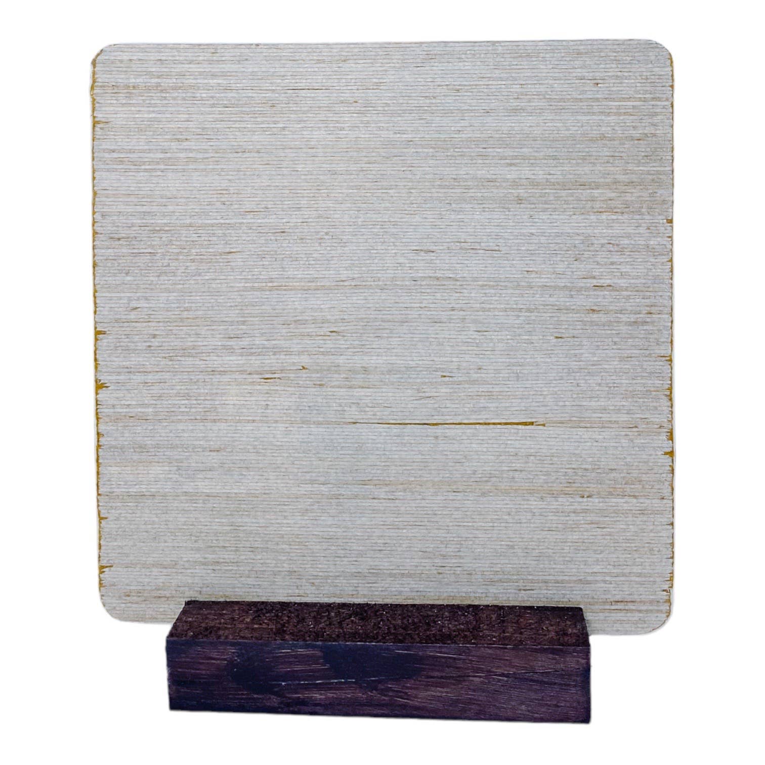 With God Farmhouse Sign with Brown Stand